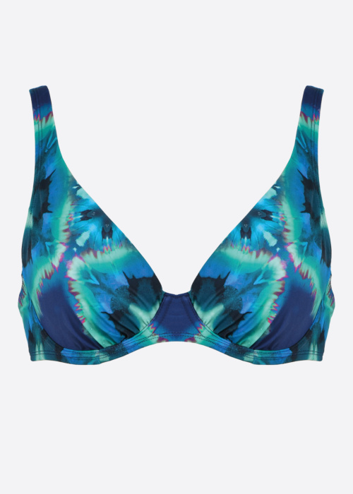 Naturana bikini krūšturis Tumši zila Navy Varavīksnes WEEKEND