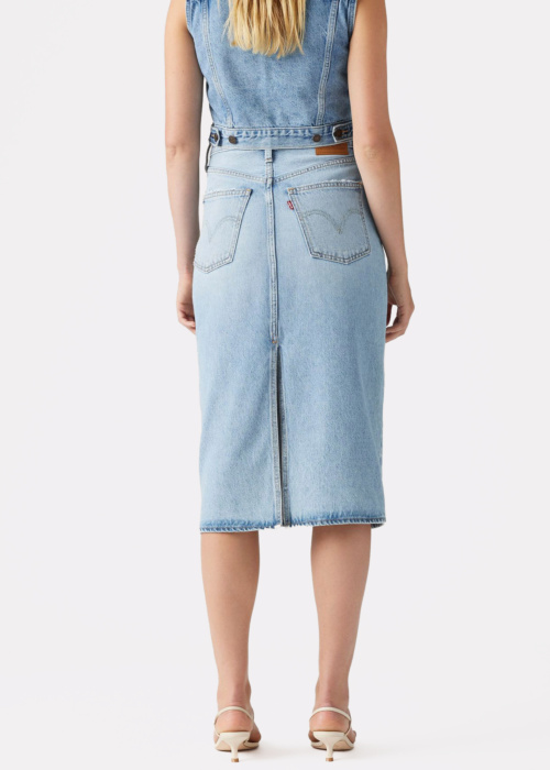 Levi's džinsa svārki Hr Back Slit Skirt