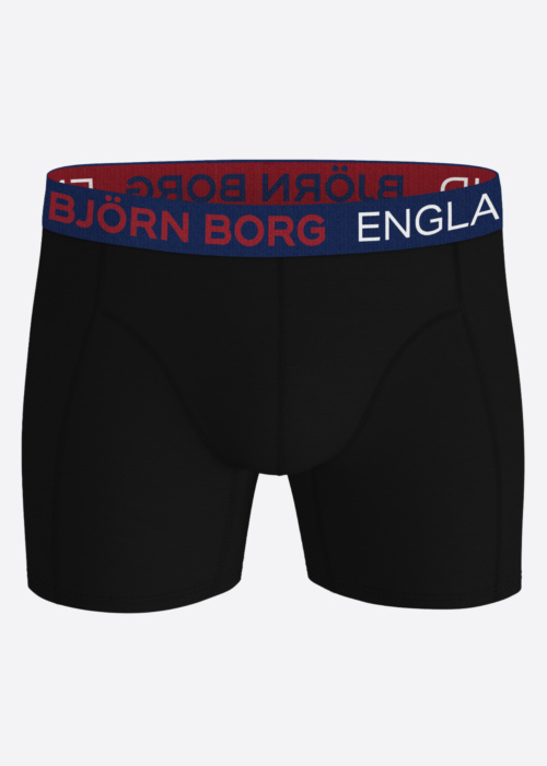 Björn Borg bokseršorti cotton stretch England 3 pack