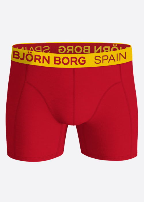 Björn Borg bokseršorti cotton stretch Spain 3 pack
