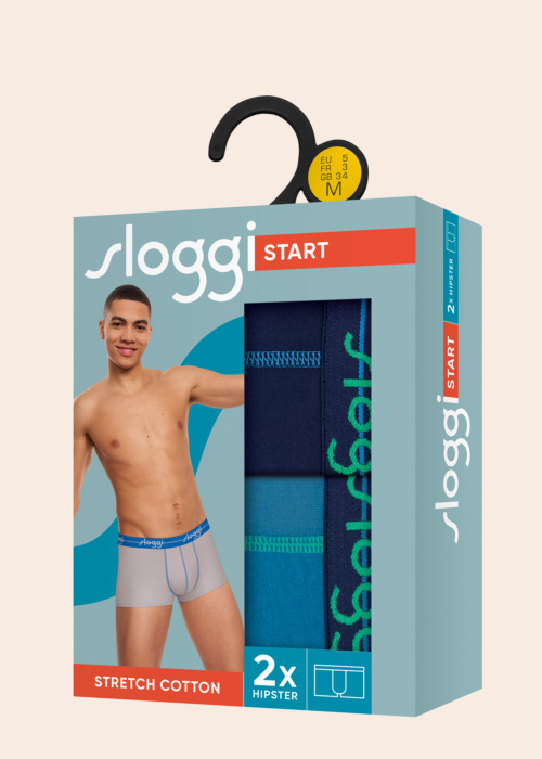 Боксеры Start 2 пары в коробке Sloggi