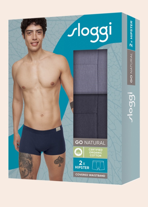 Sloggi bokseršorti kastītē 2pac Go Natural