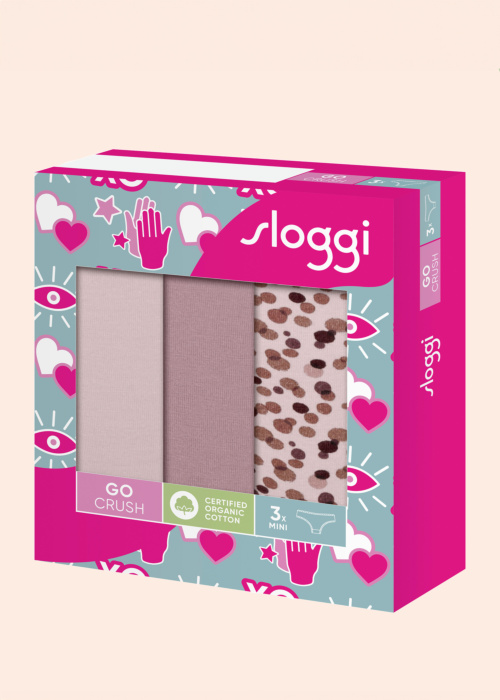 Sloggi Apakšbikses 3PAC kastītē Go Crush Mini