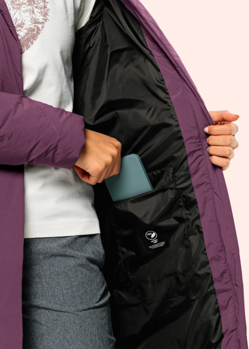 Jack Wolfskin dūnu mētelis Marienplatz