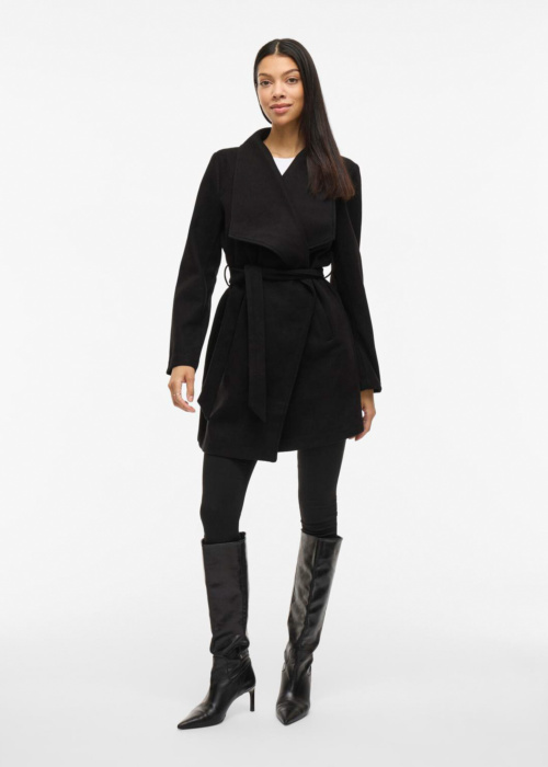 Весенне-осеннее пальто без утеплителя Cooley Collar Belt Vila