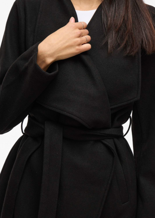 Весенне-осеннее пальто без утеплителя Cooley Collar Belt Vila