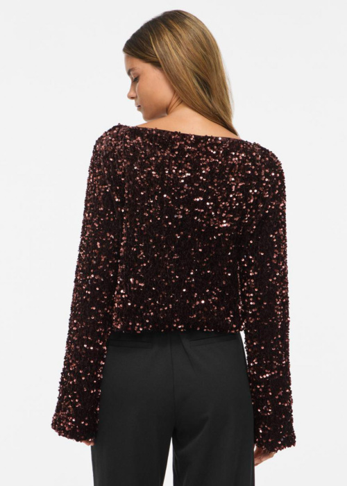 Блуза Faith Boat Neck Sequin Vila