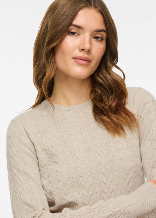 Vila adījums Kerry O-Neck Cable