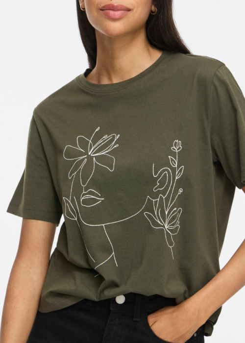 Vila T-krekls Sybil O-Neck Artistic