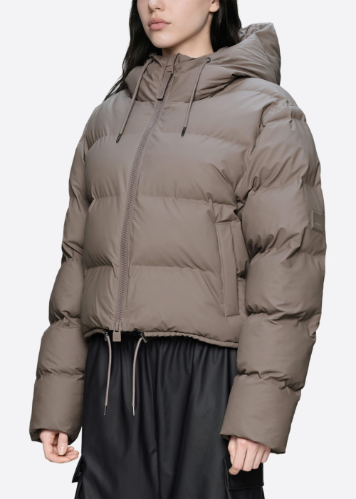 Rains stepeta ziemas jaka Alta A-Line Puffer W3T3