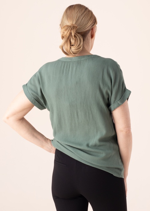 Vero Moda blūze ar īsām piedurknēm Agathe