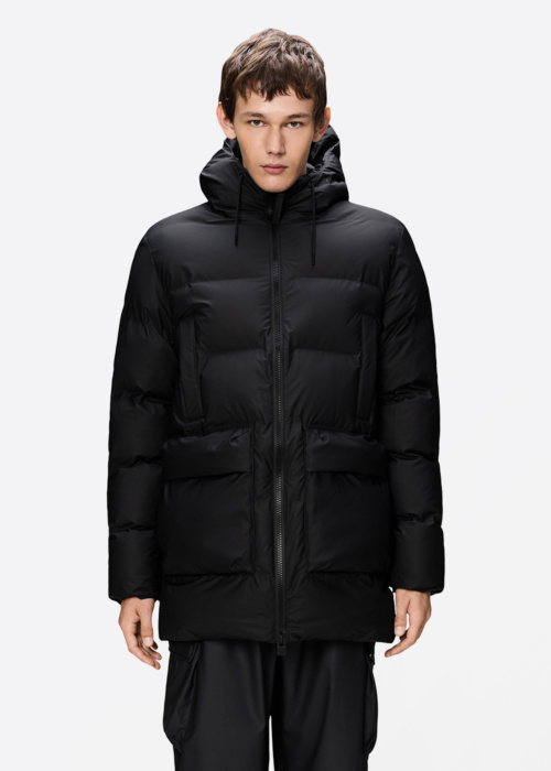Rains stepeta ziemas jaka Alta Long Puffer Cargo W3T4