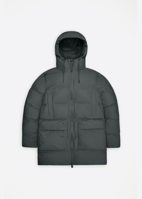 Rains stepeta ziemas jaka Alta Long Puffer Cargo W3T4
