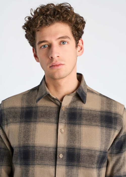 Рубашка Heavy Checked Twill Lindbergh