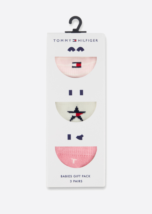 Tommy Hilfiger zeķes Stars & Stripe 3 Pack dāvanu kastītē