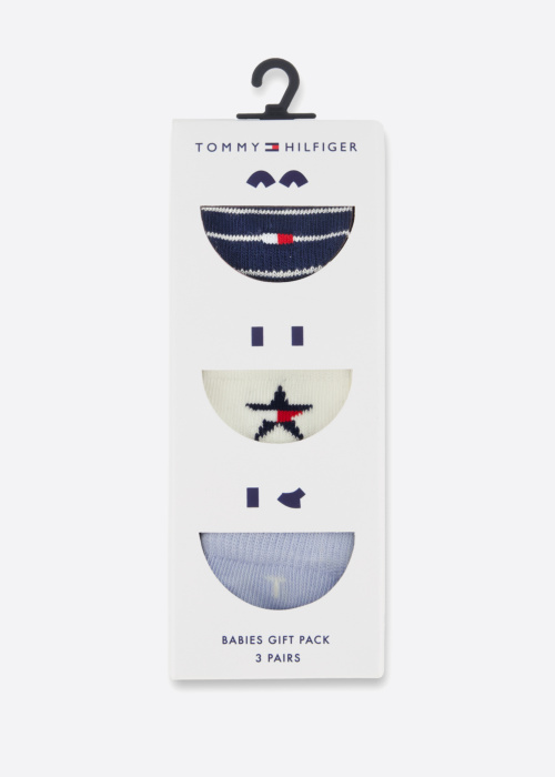 Tommy Hilfiger zeķes Stars & Stripe 3 Pack dāvanu kastītē