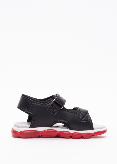 Leomil sandales ar gaismiņām Spiderman