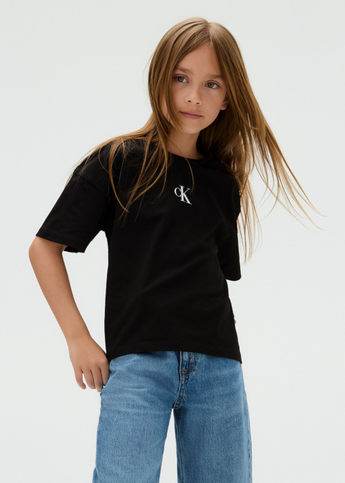 Calvin Klein T-krekls Logotips Boxy T-shirt