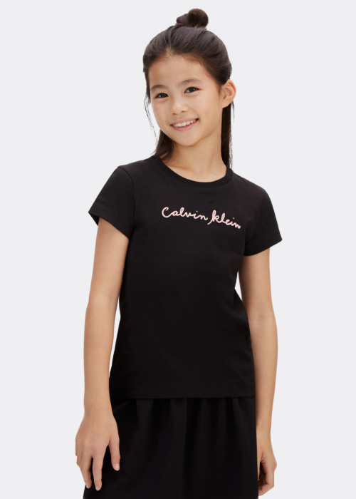 Футболка Script логотип Slim Calvin Klein