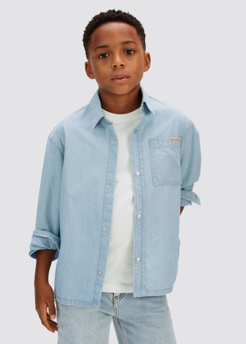 Calvin Klein blūze Chambray Ls Woven