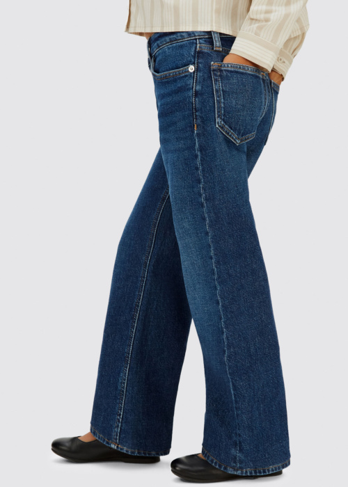 Джинсы Hr Wide Leg Auth Dark Bl C Dnm Calvin Klein