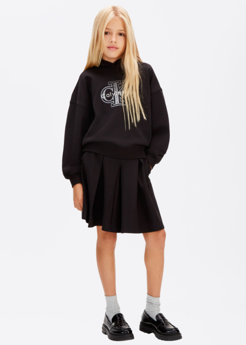 Calvin Klein svārki Logotips Tape Pleated Punto