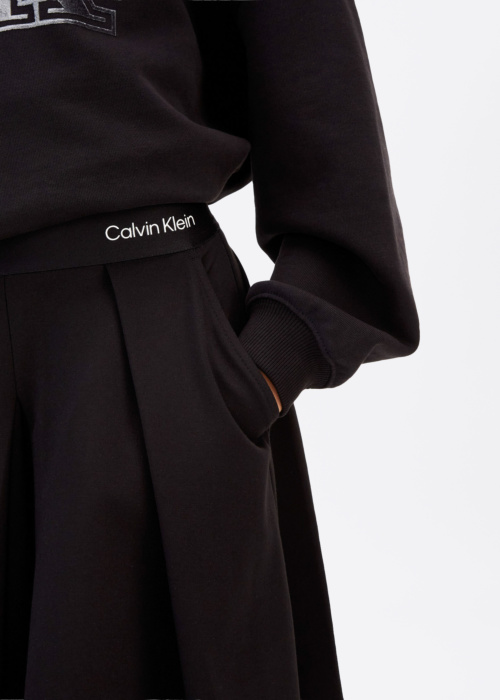 Calvin Klein svārki Logotips Tape Pleated Punto