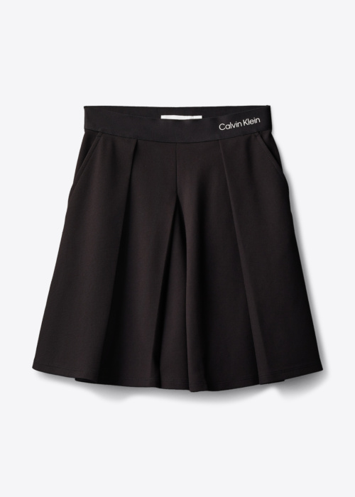Calvin Klein svārki Logotips Tape Pleated Punto