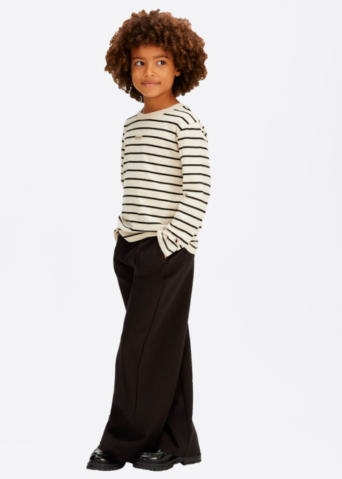 Calvin Klein bikses Logotips Tape Wide Leg Punto