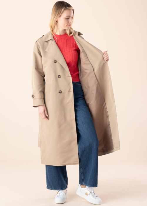 Vero Moda pavasara-rudens mētelis Chloe Long Trenchcoat Ga
