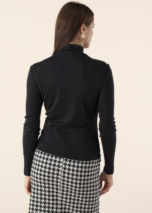 Vila blūze ar augstu apkakli Jolini