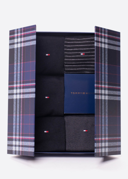 Tommy Hilfiger zeķes Stripe 5 Pack dāvanu kastītē