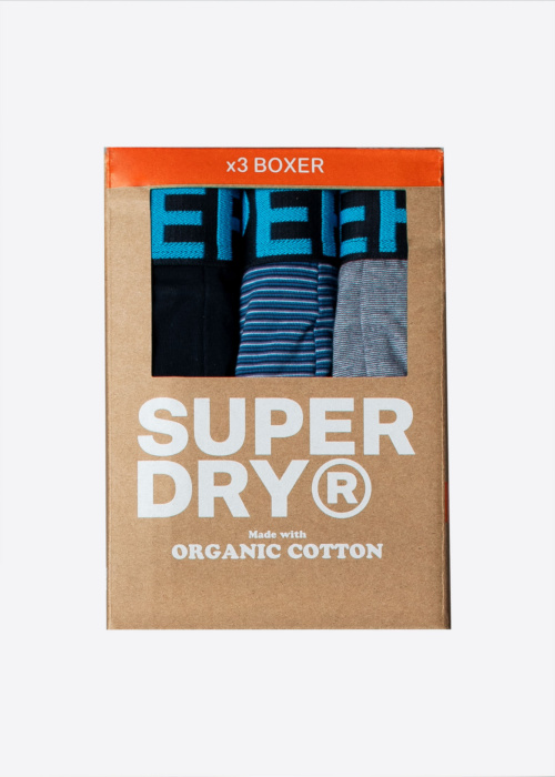 Боксеры в коробке 3 пары SuperDry