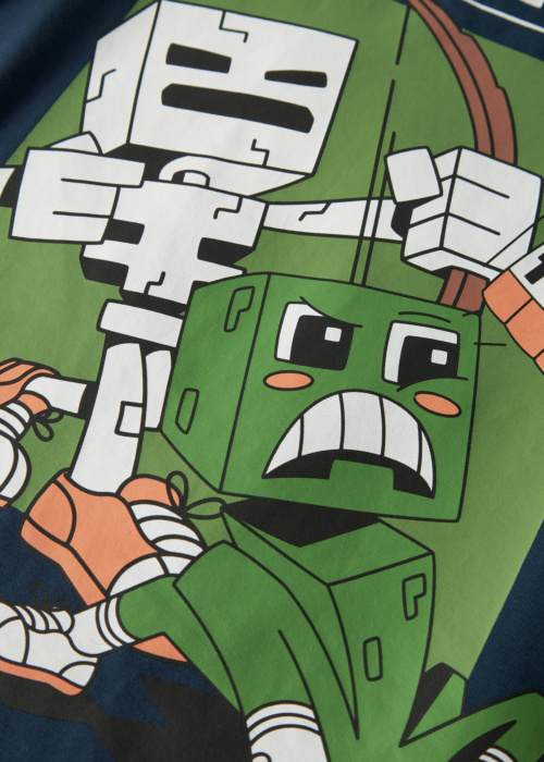 Name It Kids T-krekls Saba Minecraft