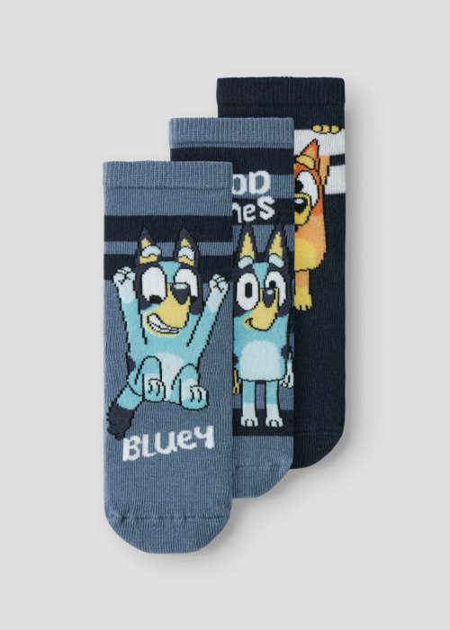 Name It Mini zeķes Justin Bluey 3 pack