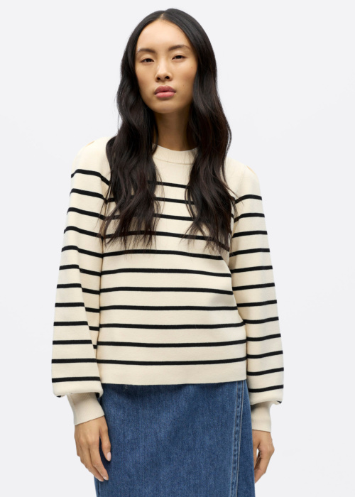 Object adījums Jreynard L/s Re Puff Sleeve Knit