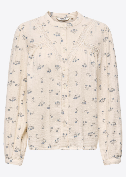 Only blūze Lari Flower