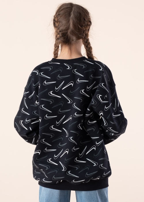 Nike džemperis Nsw Club Flc Ovrszd Crw Logotips