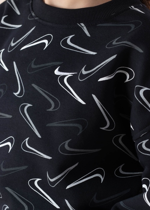 Nike džemperis Nsw Club Flc Ovrszd Crw Logotips