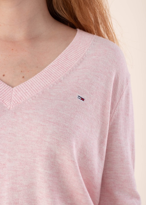 Tommy Jeans džemperis Tjw Essential Vneck Sweater Ext