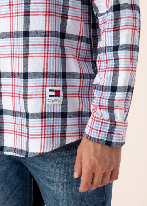 Tommy Jeans blūze Tjm Check Peached Shirt Ext