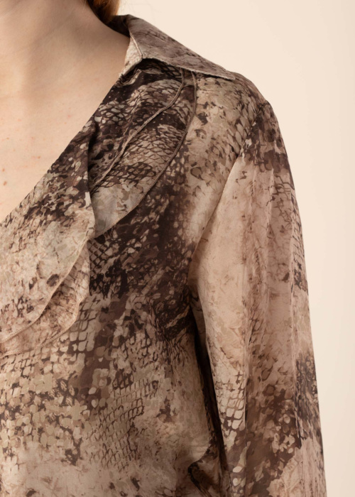 Guess blūze Soave Ruffle