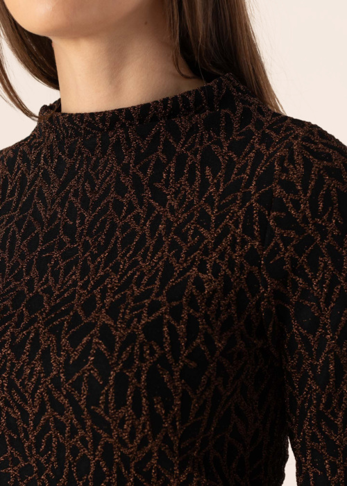 Noisy May blūze ar augstu apkakli Gilly