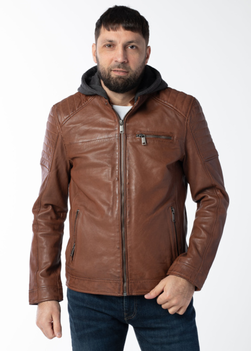 Кожаная куртка Mustang