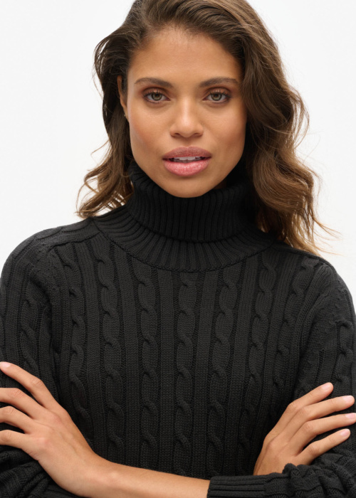 Кофта Slouchy Cable Roll Neck SuperDry