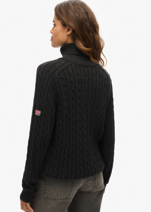 Кофта Slouchy Cable Roll Neck SuperDry