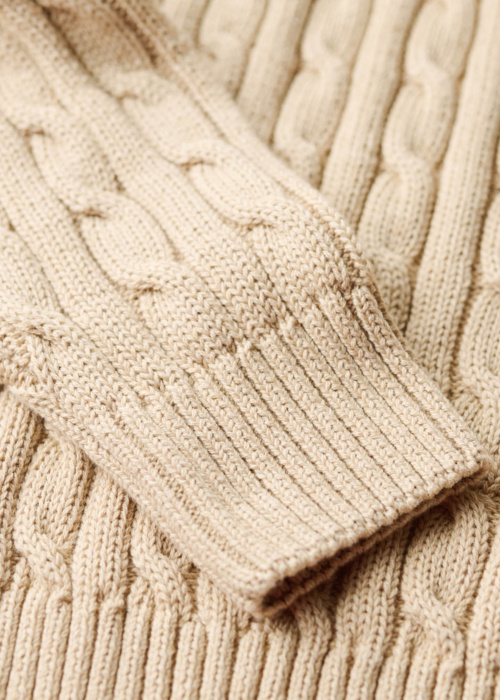 SuperDry adījums Slouchy Cable Roll Neck