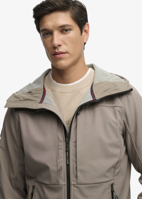 SuperDry Pavasara-rudens sporta virsjaka Hooded