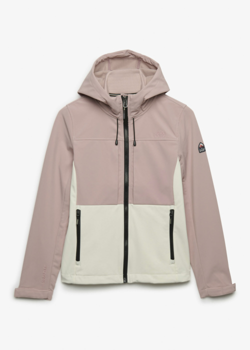 SuperDry Pavasara-rudens sporta virsjaka Hooded Colourblock