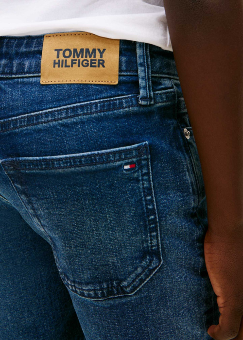 Tommy Hilfiger džinsa bikses Straight Dark Jeans
